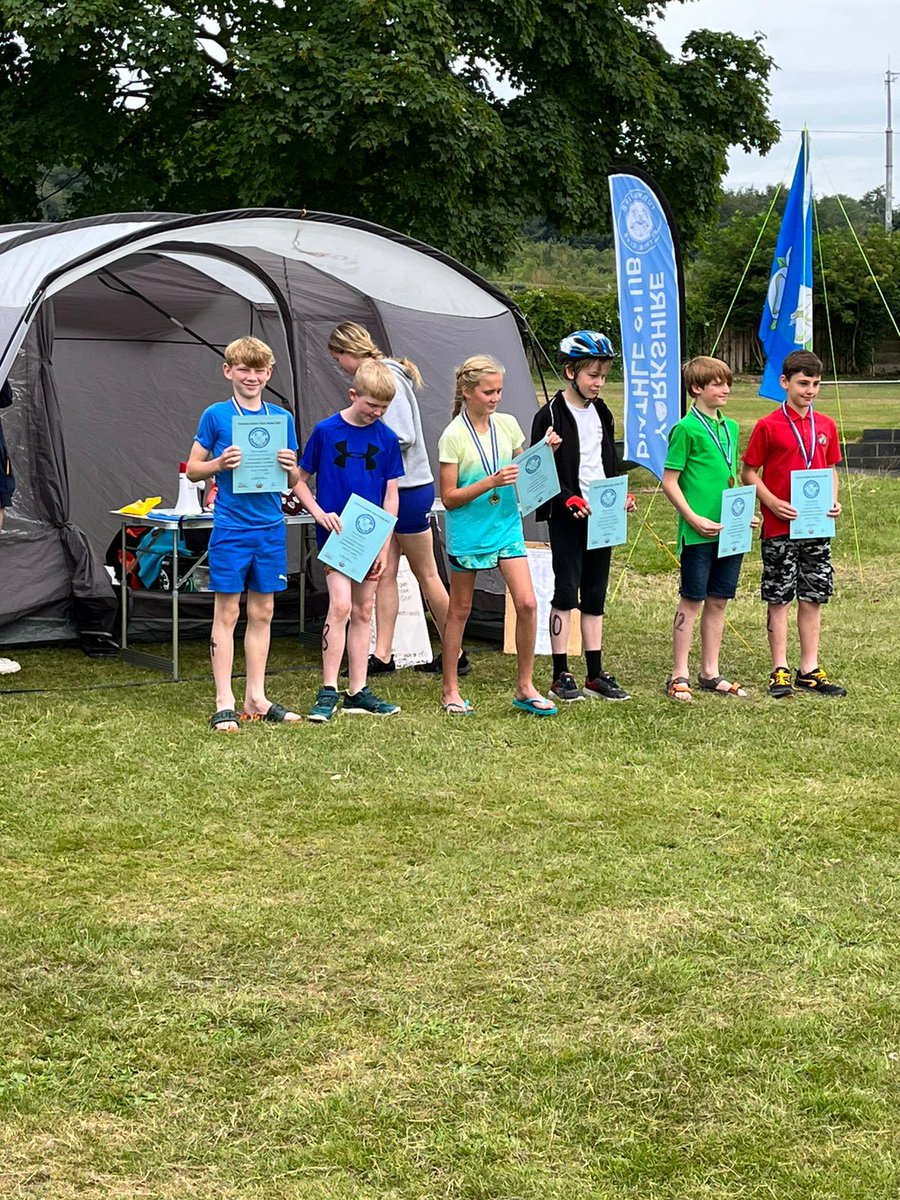 Nice morning for a bit of run-swim-run for both Zac and Luke today at the Helmsley Biathle <a href="/BiathleClub/">Yorkshire Biathle Club</a> 🥇 🥇