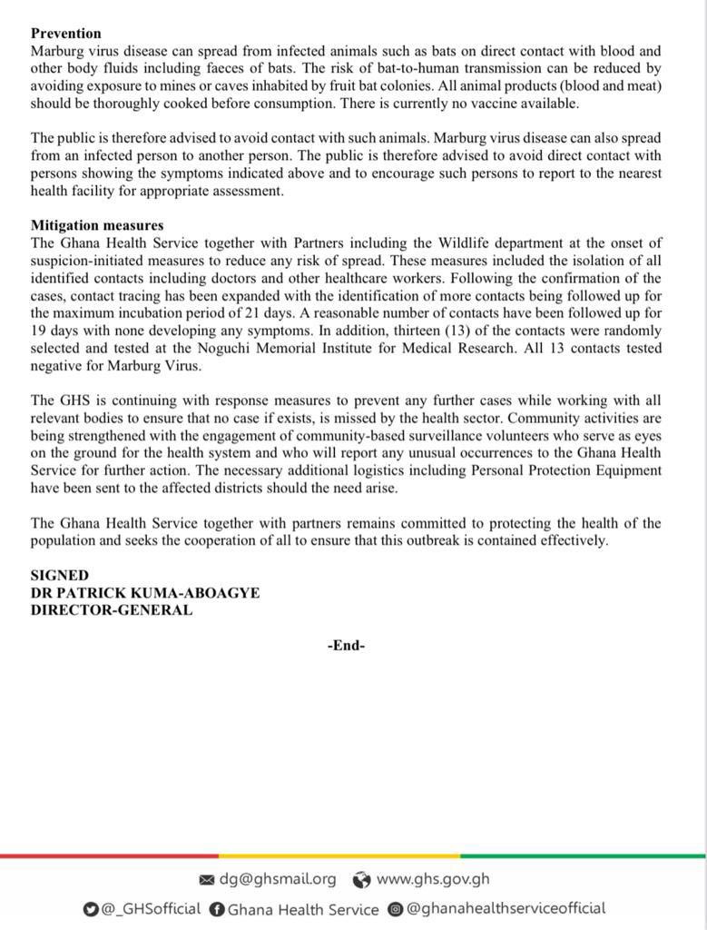 Ghana Health Service tweet media