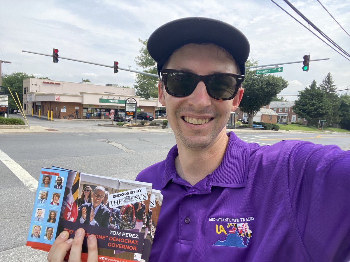 Welcome to Paradise. Knock more doors for ⁦<a href="/TomPerez/">Tom Perez</a>⁩ and ⁦<a href="/ShannonSneed4MD/">Shannon Sneed</a>⁩ #Cville #GetStuffDone #TeamTom #WeNeedSneed #GOTV
