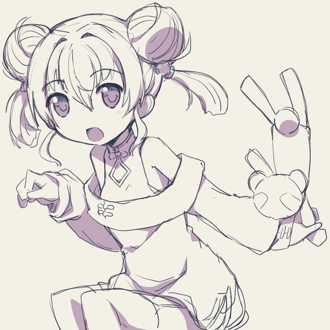 ラフ
色塗るトコまではやると思います 