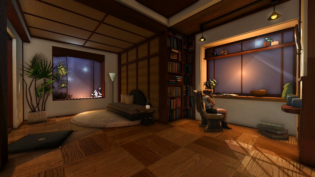 minatodistrict's tweet photo. [S] Purple Dusk (Apt 2)
Aether | Gilgamesh | Goblet | W19 P52
Designed by @Uncle_Vanzel
Pics by @bunbun_uwu 

Visiting? Share your pictures! Tag us @minatodistrict / #ff14minatodistrict

#FFXIV #FFXIVHousing #HousingEden #FF14ハウジング #FF14Housing https://t.co/0DBzKlPmBc