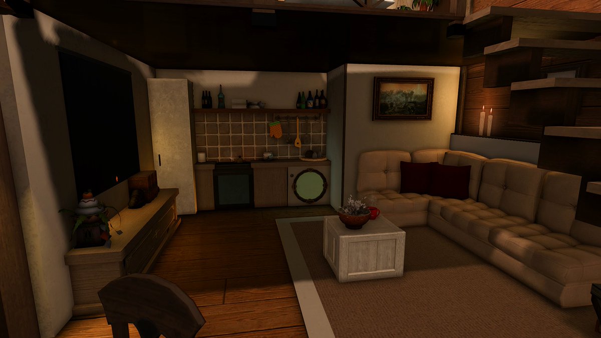 [S] Loft (Apt 3)
Aether | Gilgamesh | Goblet | W19 P53
Designed by <a href="/Uncle_Vanzel/">Vanzel</a>
Pics by <a href="/bunbun_uwu/">Bunbun</a> 

Visiting? Share your pictures! Tag us <a href="/minatodistrict/">FFXIV Minato District</a> / #ff14minatodistrict

#FFXIV #FFXIVHousing #HousingEden #FF14ハウジング #FF14Housing