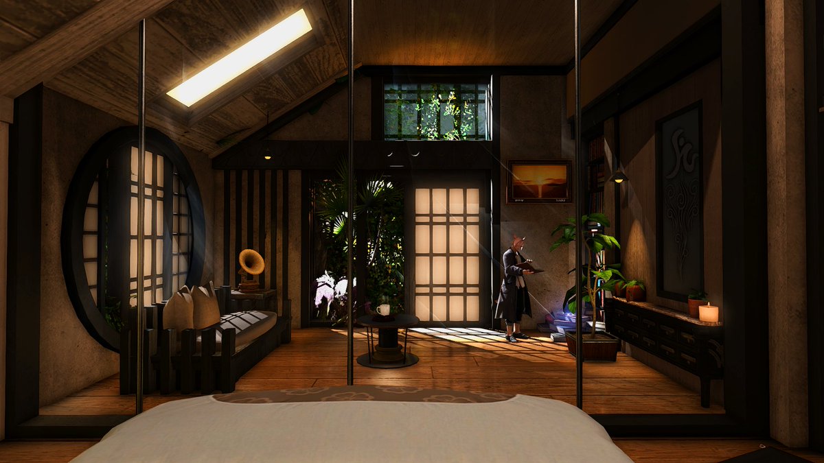 minatodistrict's tweet photo. [S] Black-Green (Apt 4)
Aether | Gilgamesh | Goblet | W19 P56
Designed by @Uncle_Vanzel
Pics by @bunbun_uwu 

Visiting? Share your pictures! Tag us @minatodistrict / #ff14minatodistrict

#FFXIV #FFXIVHousing #HousingEden #FF14ハウジング #FF14Housing https://t.co/gsqwlTYTwr