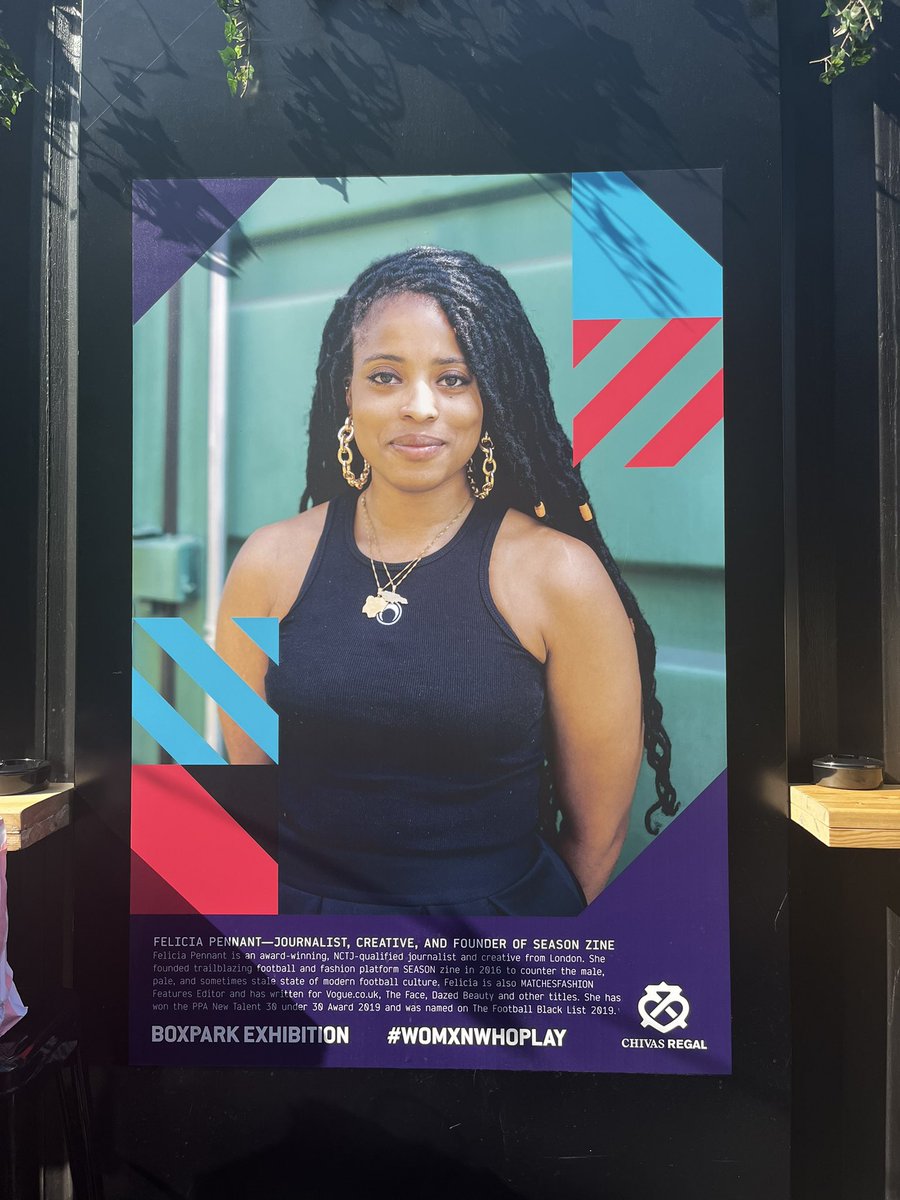 wearebcoms's tweet photo. 👀 Spotted at the @boxpark! Our #dword4 panelist and guest, part of the exhibition of #womxnwhoplay for the #EURO2022 👏 https://t.co/6wnOhykRsL