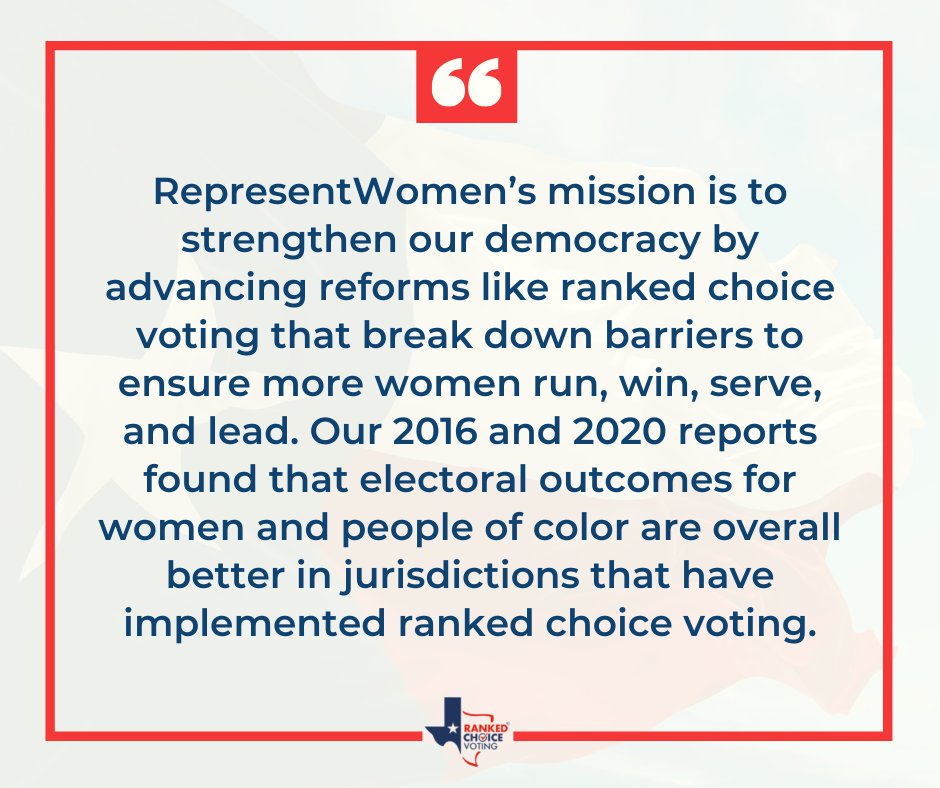 IRVotingTX's tweet photo. Thank you Represent Women!
https://t.co/4XLCfM2oN2
#RCVforTX #RCV #FairVote #VoteReform #texas #votetexas #vote #texasdemocrats #bipartisan #texaslege #Rankedchoicevoting https://t.co/7zFJm8i4LP