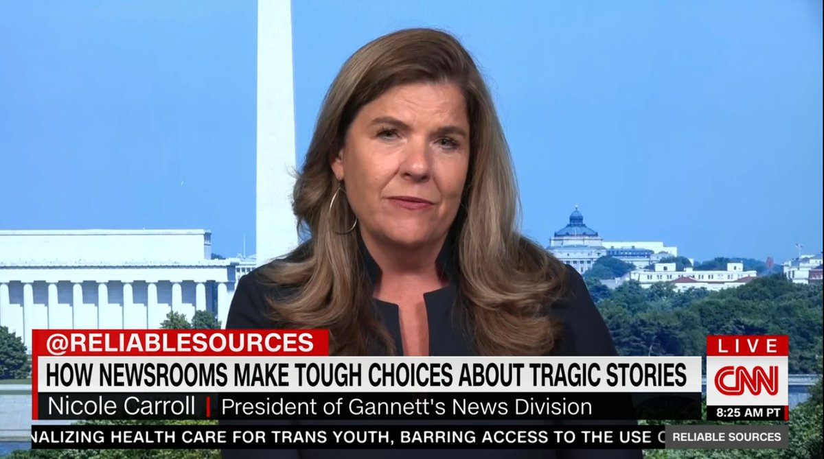 Porter Anderson (@porter_anderson) on Twitter photo Media: <a href="/nicole_carroll/">nicole carroll</a> to <a href="/brianstelter/">Brian Stelter</a> <a href="/ReliableSources/">Reliable Sources</a> on releasing the #Uvalde videos: "The agencies in charge of this have misled us. We wouldn't be doing our job if we let these same officials who've been stonewalling us decide when and where and how this video got out." Media: <a href="/nicole_carroll/">nicole carroll</a> to <a href="/brianstelter/">Brian Stelter</a> <a href="/ReliableSources/">Reliable Sources</a> on releasing the #Uvalde videos: "The agencies in charge of this have misled us. We wouldn't be doing our job if we let these same officials who've been stonewalling us decide when and where and how this video got out."