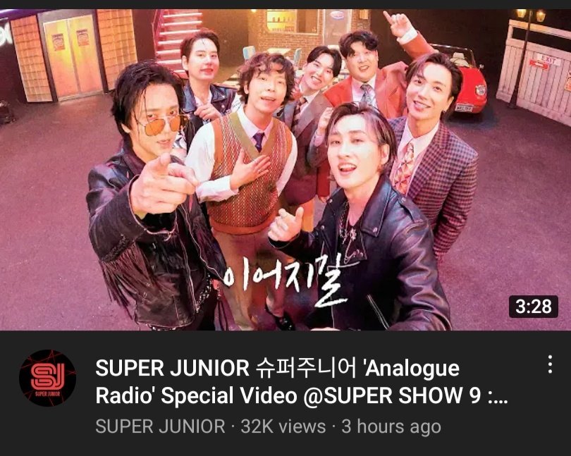 SuperJuniorES's tweet photo. #SapphireUpdate
Esta fue una de las canciones que tuvo su lado emotivo.
Les invitamos a que vean el video especial de 'Analogue Radio'.
Link📌▶️https://t.co/kXCHyCLjfj
THANK YOU SUPER JUNIOR
#BEYONDLIVE_WITH_SJ #SUPERJUNIOR @SJofficial
#슈퍼주니어 #The_Road_Keep_on_Going https://t.co/Kun6kVpD42