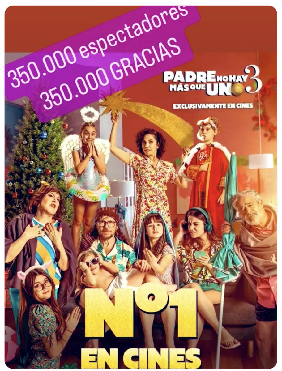 #Fantástico por <a href="/SSantiagosegura/">Santiago Segura</a> #genial por <a href="/BowfingerFilms/">Bowfinger Int.Pictures</a> y necesario para el cine Felices y orgullosos del éxito