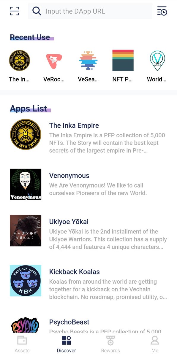 The @INKAEmpireNFT is a collection of 5000 INKA themed NFTs.

Join the INKA journey by minting your #NFT on theinkaempirenft.com or simply visit the Dapp via the vechain official mobile wallet.

Aftermarket sales on <a href="/VeSeaOfficial/">𝕍eSea</a> <a href="/worldofv_art/">World Of V | Green NFT Marketplace</a> &amp; <a href="/nftpaperproject/">paper.vet</a>