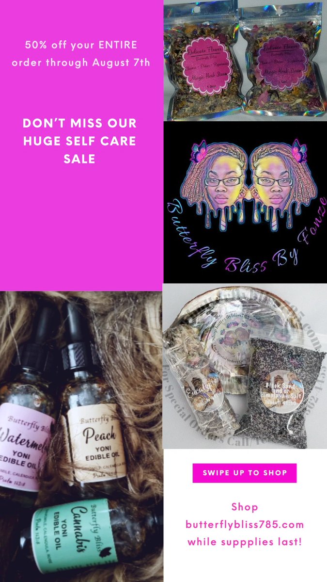 bflybliss785's tweet photo. HUGE SALE! Shop https://t.co/2xya2mSK3c while supplies last! Call/Text (330) 362-4455 for questions and concerns #butterflybliss #GoDaddy #WebsiteBuilder via @GoDaddy

https://t.co/tPJoLU0xss https://t.co/U1Xusuov4P