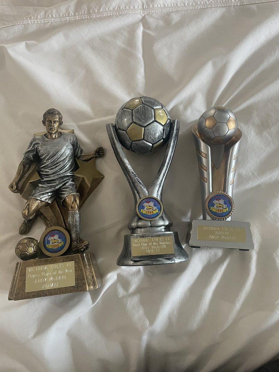 Players player🏆✅                                          Most MOTM🏆✅                                Not bad for my first season back playing Sunday league