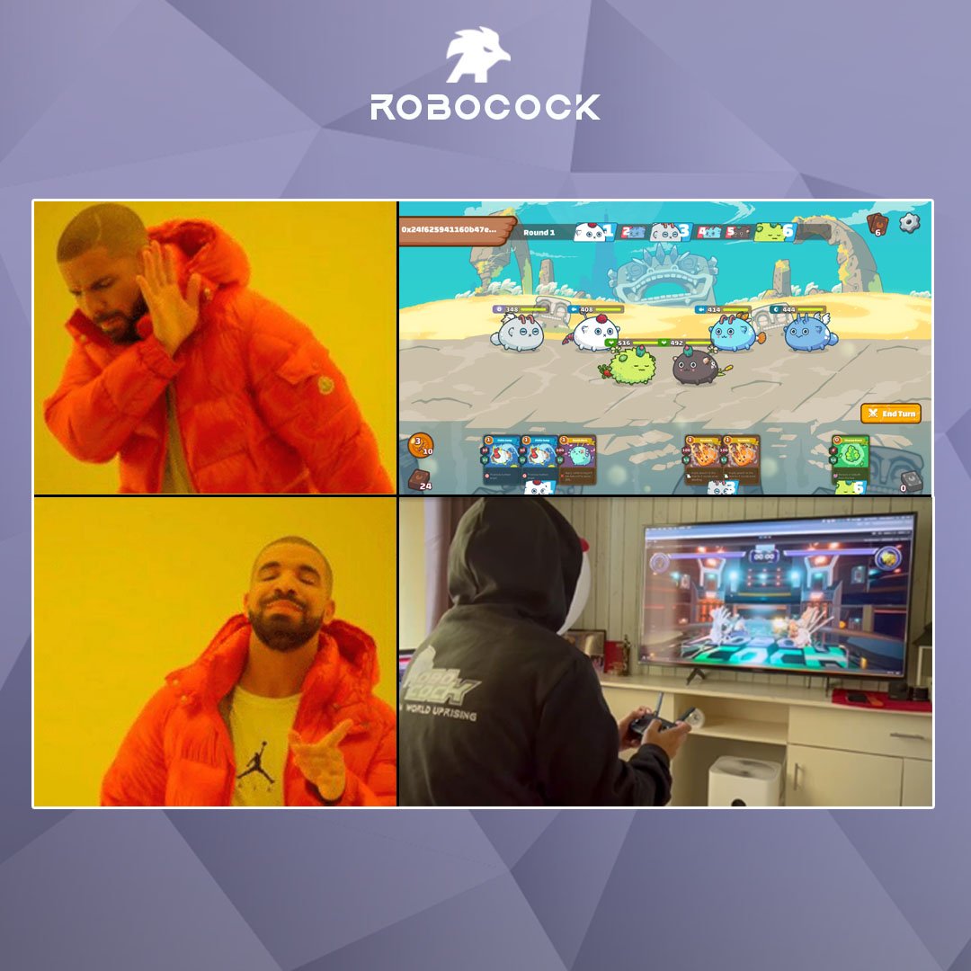 RobocockUWU_PH's tweet photo. STEP-UP ❗🐓
Get yours. Available at 👇🏻
https://t.co/wi1XSBqpCa

#OGbreedingset #OGset #GKEN #RobocockUWU #Robocock #PlayToEarn #P2E #scholarship #NFTGame #NFT #cryptogaming #cryptocurrency #Robocockmemes #Omniverse #omniversemarketplace #Cockfighting #onlinesabong #sabong https://t.co/4Ui3mmmgbH