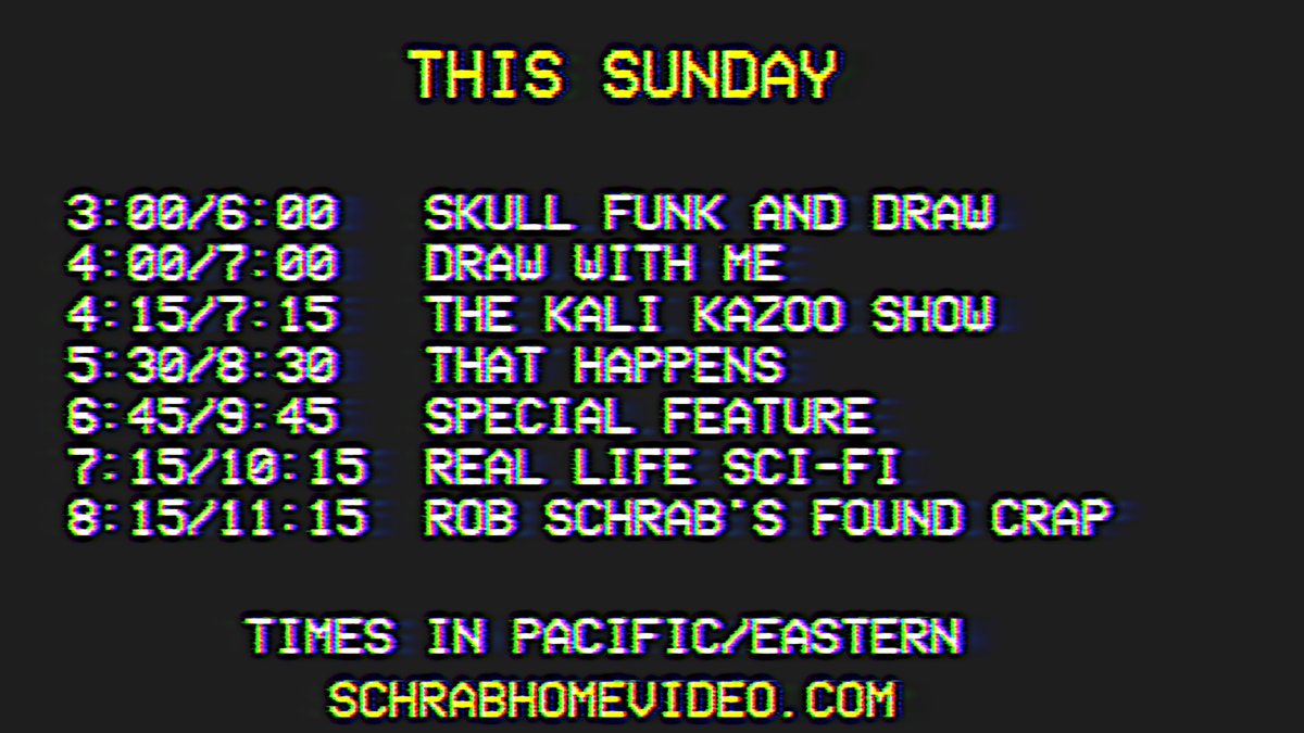 Schrab Home Video tweet media