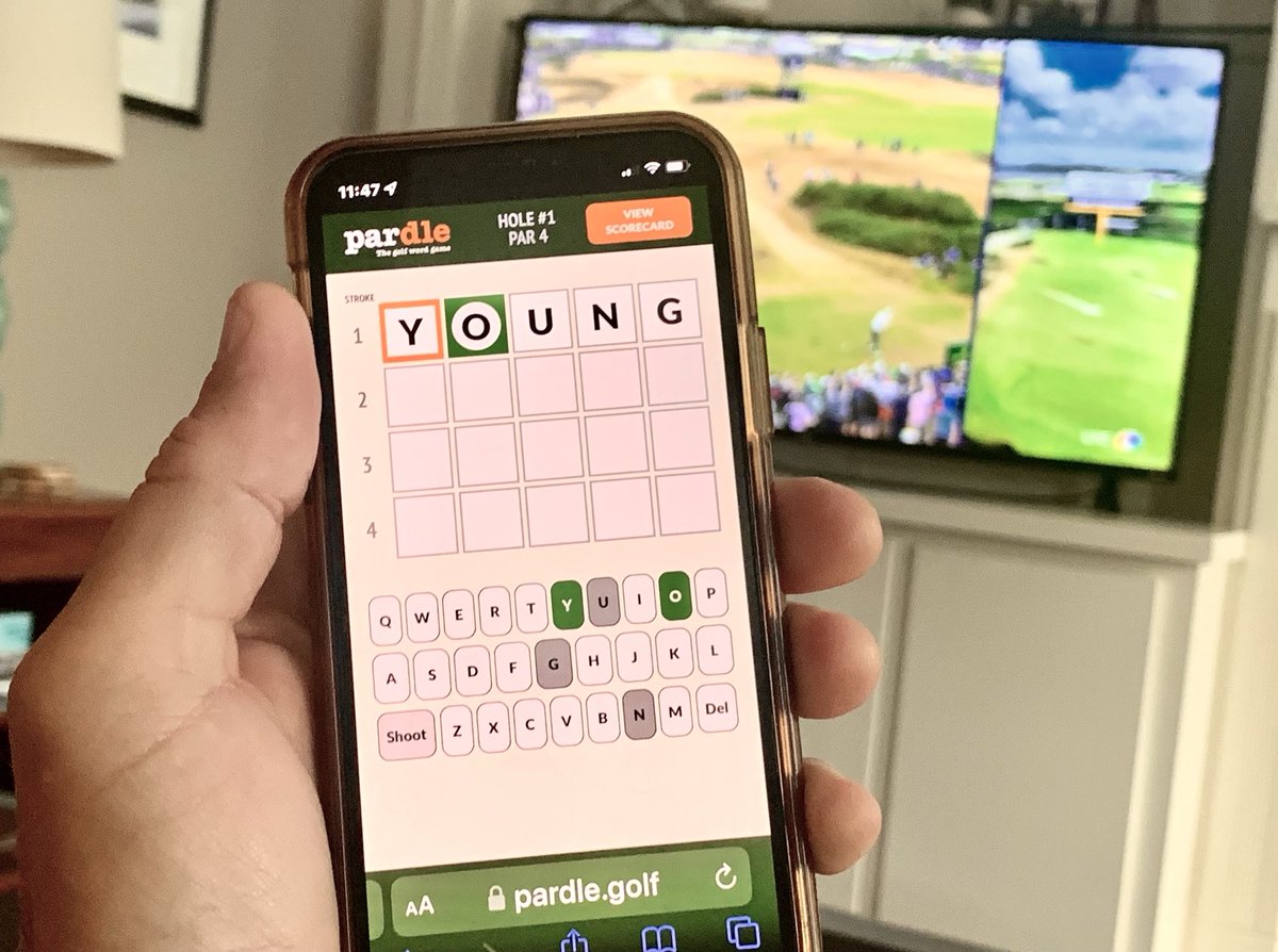 PardleGolf's tweet photo. Break in the action? Test your Open Championship knowledge in between shots with Pardle’s Open Trivia Edition. https://t.co/mDhGSUrVUo https://t.co/VkK0vwnDLL