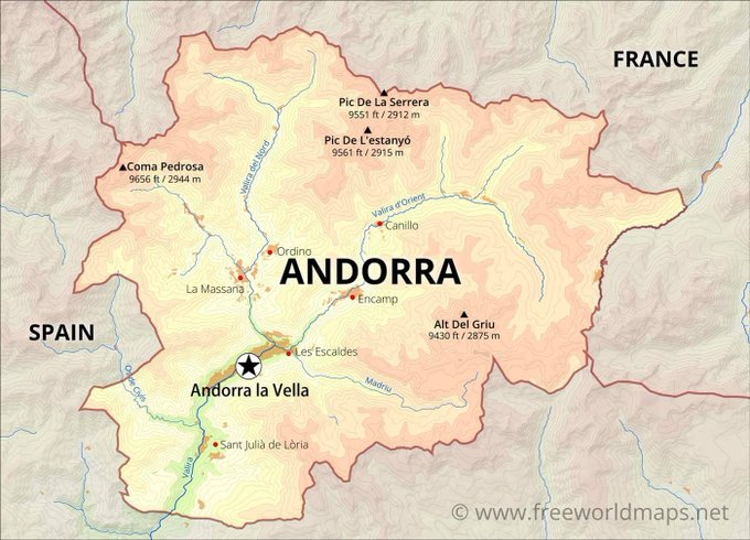 extremetemps's tweet photo. Today 17 July Andorra had another record day with 38.7C again at Borda Vidal. Absolutely mind blowing temperature of 42.0C recorded in Spanish Pyrenees at Torla-Ordesa (Huesca Province,Aragon) at an altitude of 1078m asl. https://t.co/fHJjgXtrSe