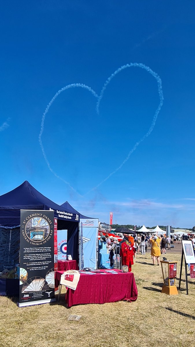 #RIAT22 an absolutely fantastic weekend and thank you all for visiting. We hope you learned all about St Clement Danes Church and enjoyed the flying spectacular! Learn more at our website: stclementdanesraf.org @RoyalAirForce @aircadets