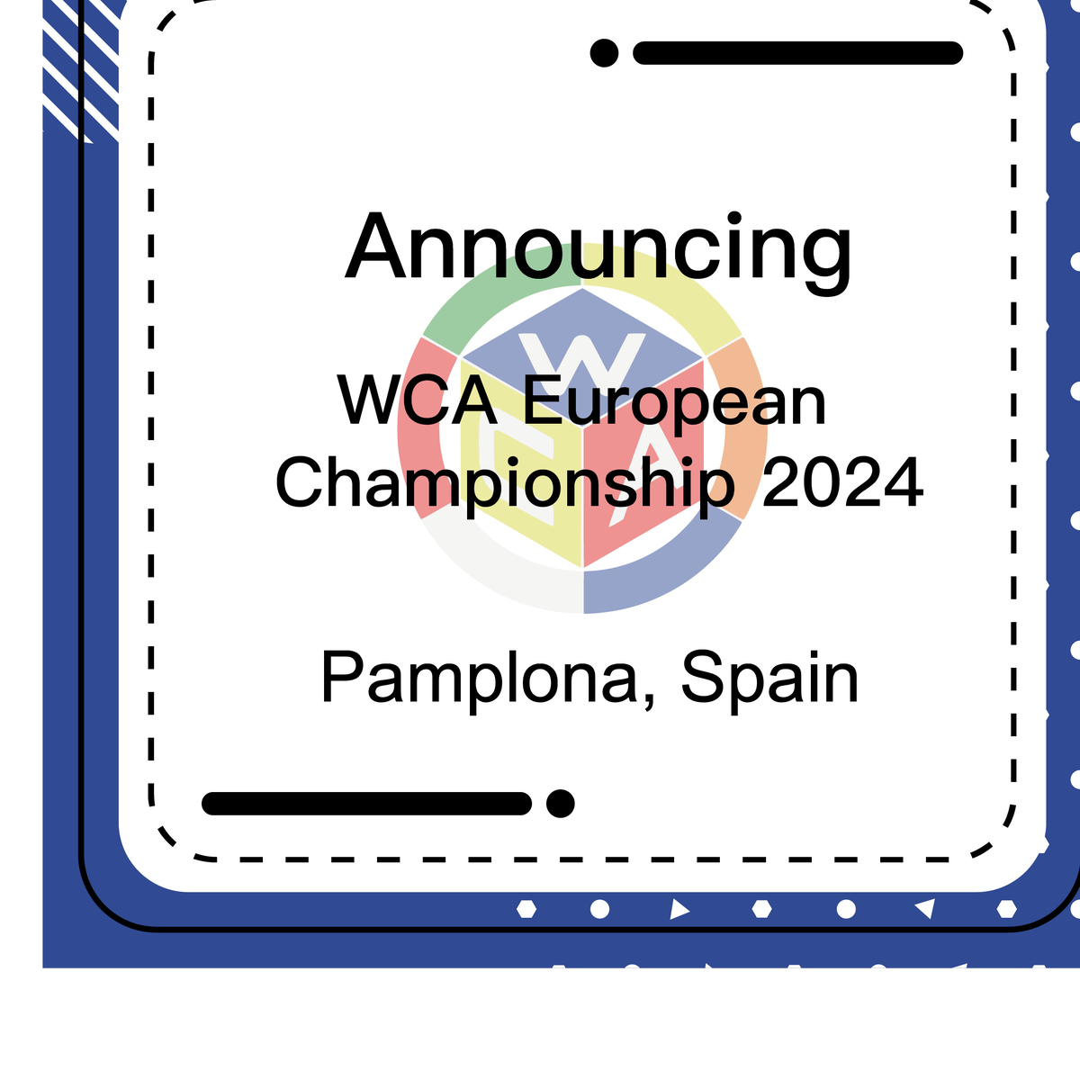 theWCAofficial's tweet photo. The 2024 European Championship will
take place in Pamplona, Spain! Looking forward to it
and we hope to see as many of you as possible there https://t.co/8EHG7Zpm86