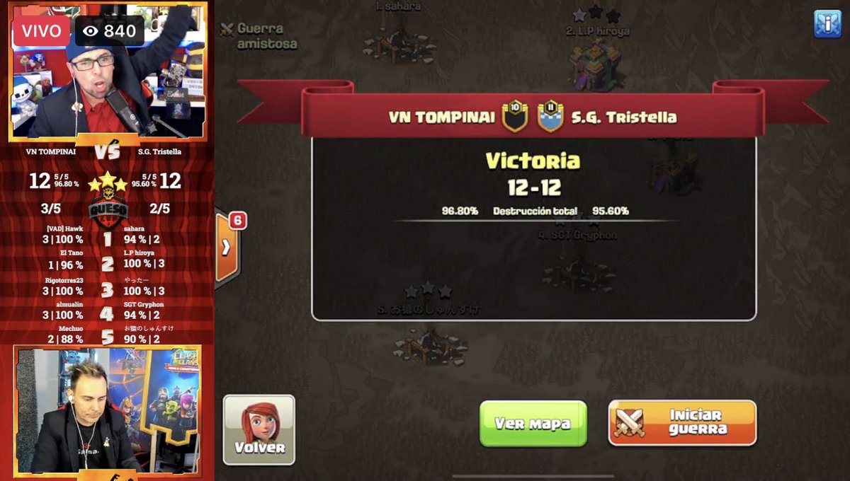 shioNwu's tweet photo. ¡Sin dolor no sabe igual!🤩
#ClashofClans #ClashWorlds 

🏆Felicidades @TompinaiEmpire 
Fuegooo🤟🏼🔥 https://t.co/A6DQpiYTgu