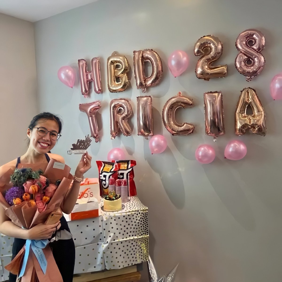 patritri2's tweet photo. HAPPY 28RD (IYKYK) BIRTHDAY, DOC PATTY. 💗🌷🌸 MWA MWA.  @jpgrobredo https://t.co/sa6yOUe9md