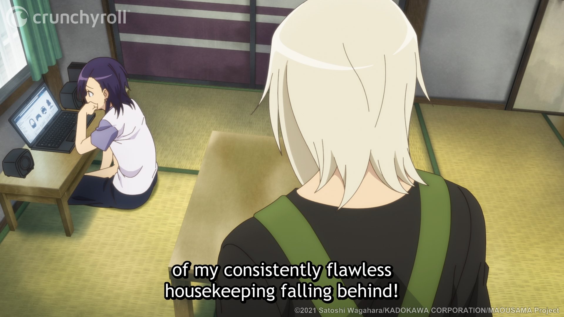 Crunchyroll on X: Housekeeping Boot Camp 🧹 (via The Devil is a