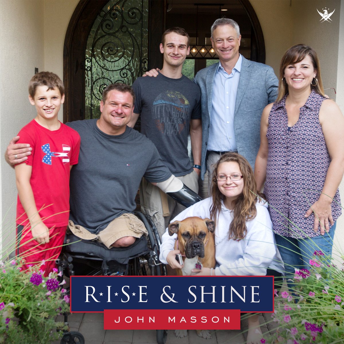 GarySiniseFound's tweet photo. It's Sunday, time to R.I.S.E. &amp; Shine, folks! Today we spotlight retired U.S. Army MSG and GSF Ambassador John Masson. It was our honor to support John &amp; his family through the generosity of grateful Americans. To support our RISE Program, visit https://t.co/yXxBtBuyG3 https://t.co/VrfJ4pDvfI