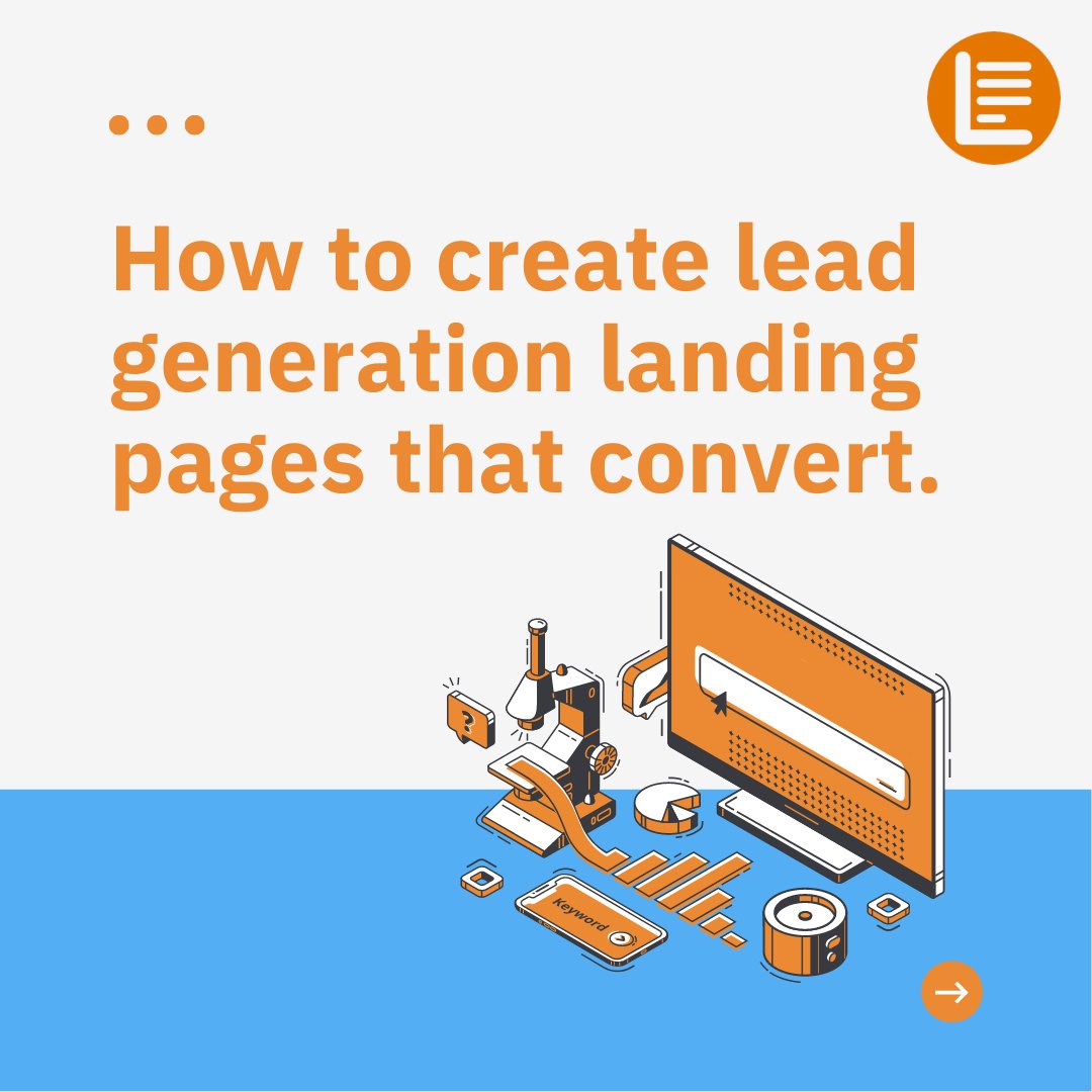 mylistables's tweet photo. A lead gen landing page represents the very beginning of the 
#conversionfunnel, where customers enter their information in exchange for a resource. If you want to generate more leads, you will have to start by working on you landing page. Use these tips to get started! https://t.co/biwTCg0caA