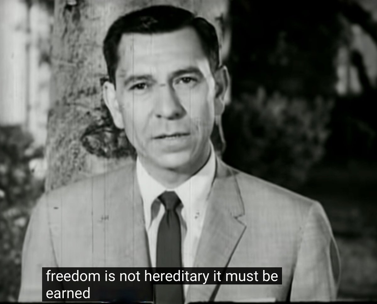 BeschlossDC's tweet photo. Then comes Jack Webb to (correctly) remind us that "freedom is not hereditary.  It must be earned": https://t.co/miOU7p9Oq4