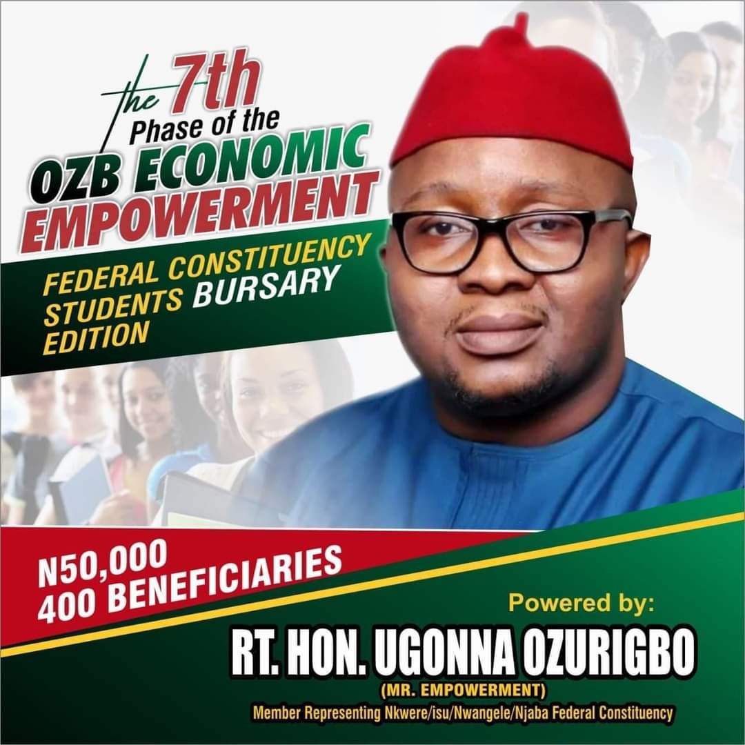 DikePhil's tweet photo. Press Release
N20Million OZB STUDENT BURSARY SCHEME
This is to inform all persons who applied for the OZB STUDENT BURSARY for #NINN Constituency to endeavour to pick up Monday 18th July, 2022 edition of the following newspapers; https://t.co/I2OjaQUwuz https://t.co/D1P4wEGhzy