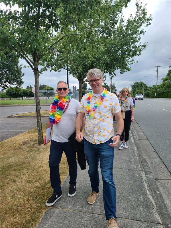 BobDEithKC's tweet image. Great to share Fraser Valley Pride walk with MLA @AndrewMercierBC. Thanks @FVYSINFO for organizing an incredible event in @Mission_BC! #loveislove