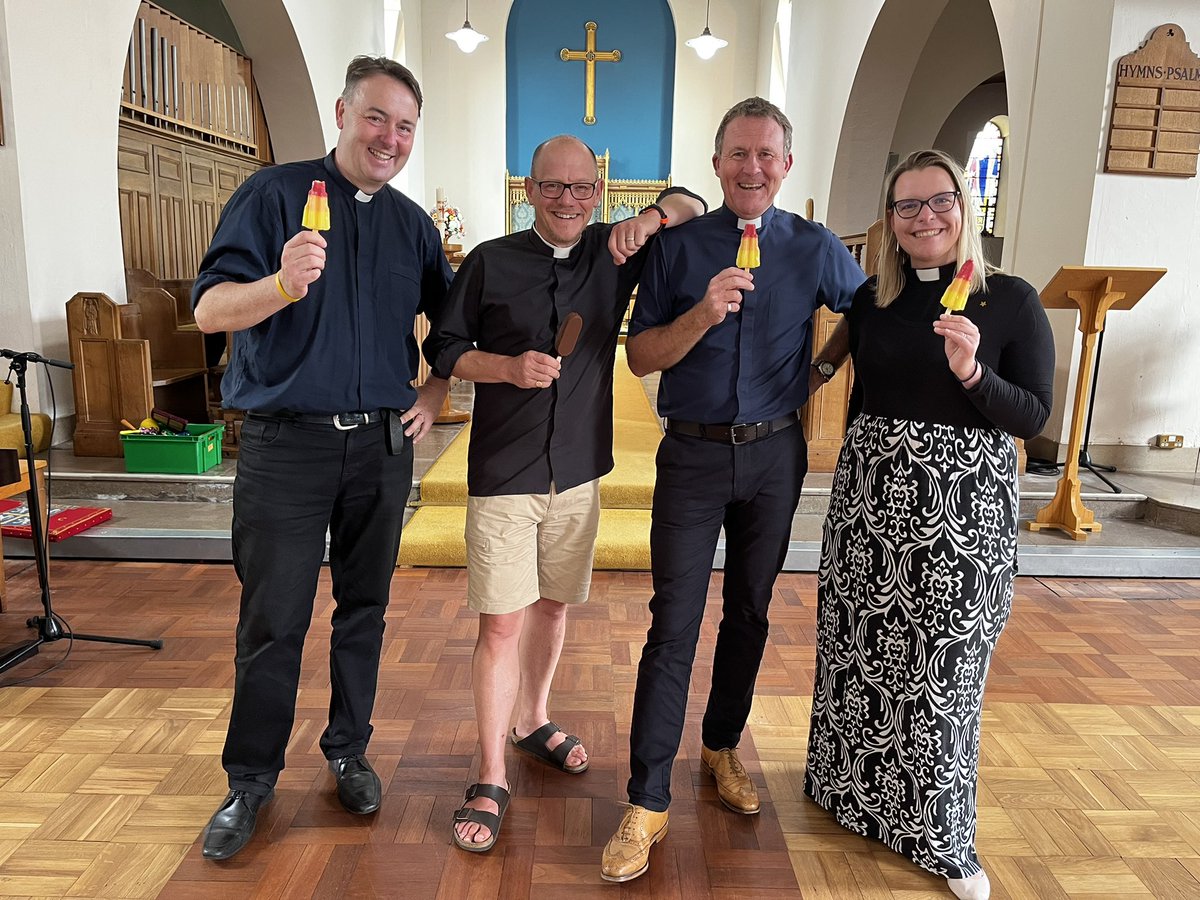 Such a privilege to licence and install <a href="/Sarahmchaden/">Sarah McDonald Haden</a> as Team Vicar in the South Cheltenham Team Ministry this afternoon - with ice creams to finish up! What a great team. <a href="/EmmanuelChelt/">Emmanuel Cheltenham</a> @cheltnet <a href="/GlosDioc/">The Diocese of Gloucester</a>