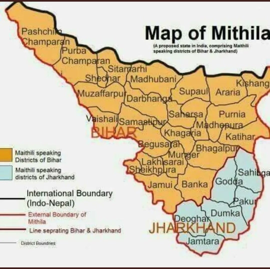 nityanand_jha's tweet photo. No development for Mithila and the India is commemorating 75 years of independence, The only way to match the development of counterparts is #SeparateMithilaRajya 
मिथिला राज्य https://t.co/PdL9rnc7Lb