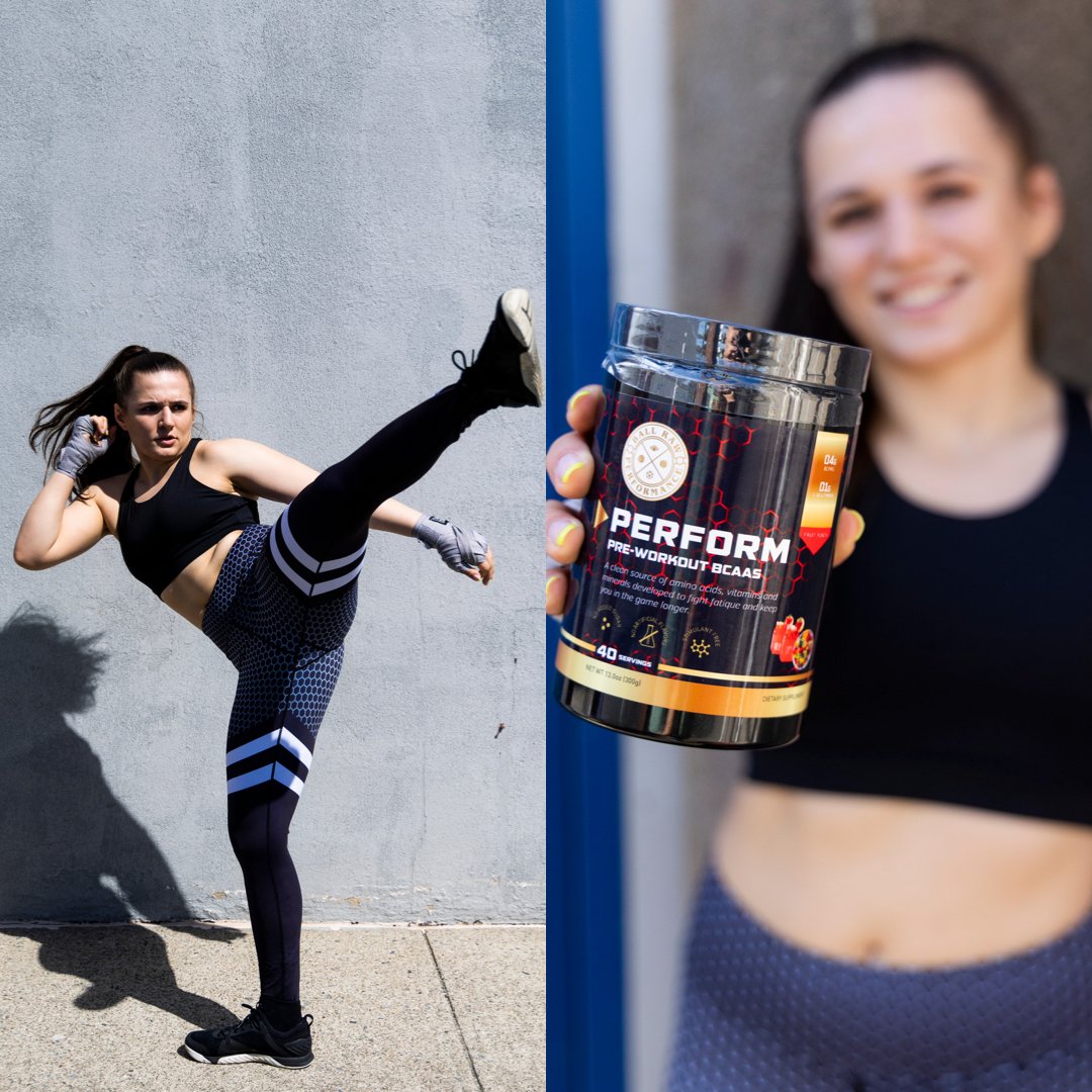 BallRawPerform's tweet photo. Kick start your day using Perform Pre-workout BCAAs!
- Stay Hydrated
- Perform at your best
- Clean energy
Watch our champ @blanchfield_mma dominate the UFC!

#ballraw #athleteperformance #ufc #bcaashake #BcaaStack #BCAASupreme #athletenutrition https://t.co/eTfKDVHBEr