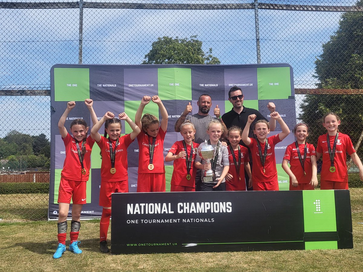 U10s national champions amazing team of girls played brilliant football today, last game ever playing as a team but went out with a bang x❤️