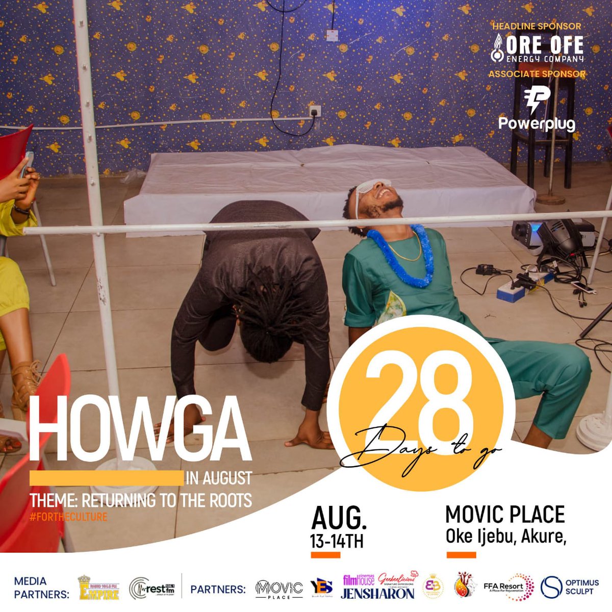 mhizmohole's tweet photo. We are counting down
#HOWGA'2022
#ForTheCulture https://t.co/NZ53uLAAkx