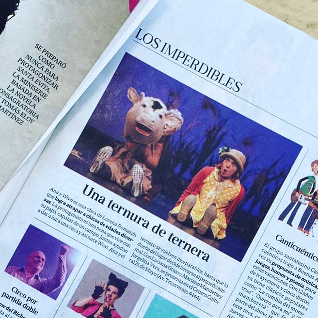 Hoy #AnayWiwi en <a href="/lanacionrevista/">lanacionrevista</a> @MarcosMutu #teatro #vacaciones2022 #ninos