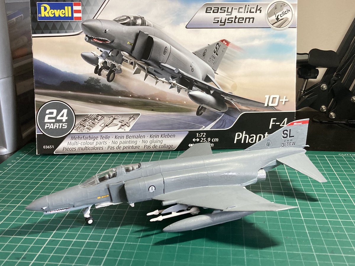 Pjhill81's tweet photo. Displaying Model Behaviour
Taking a break from drawingโฆ
My first task was to finish this Phantom F4 for my eldest ๐
#revellmodels #modemaking #phantomf4 #familytime https://t.co/rzxMyecDIS