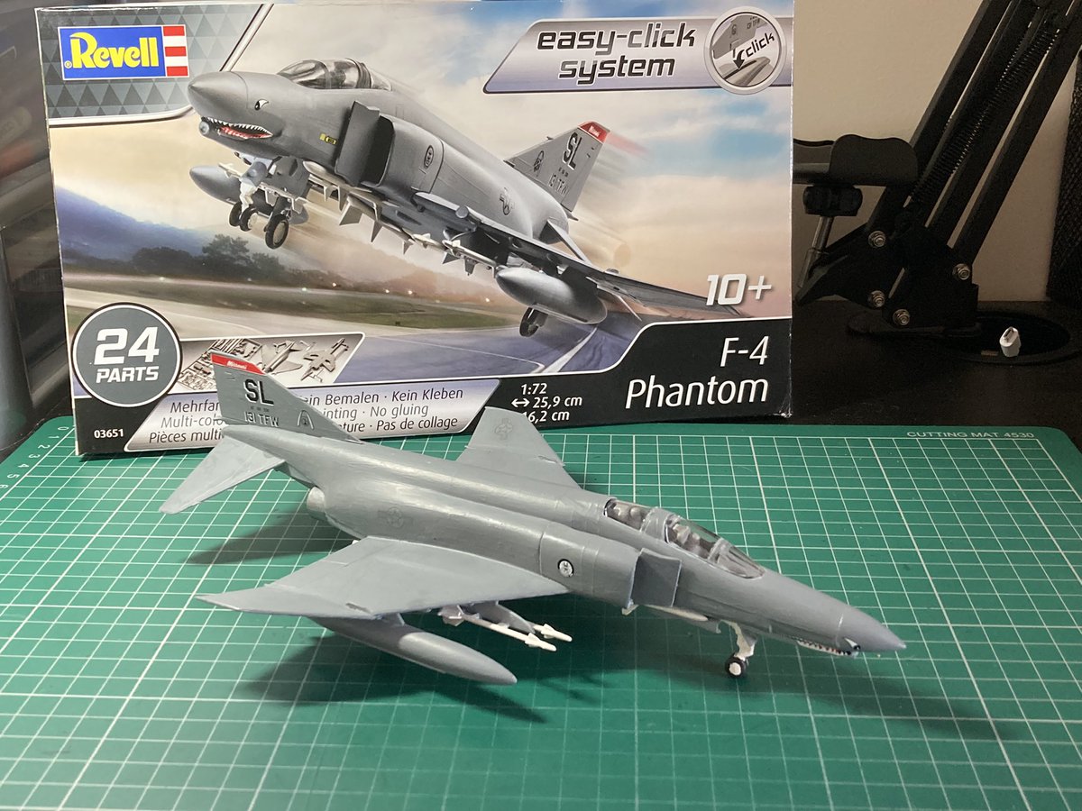 Pjhill81's tweet photo. Displaying Model Behaviour
Taking a break from drawingโฆ
My first task was to finish this Phantom F4 for my eldest ๐
#revellmodels #modemaking #phantomf4 #familytime https://t.co/rzxMyecDIS