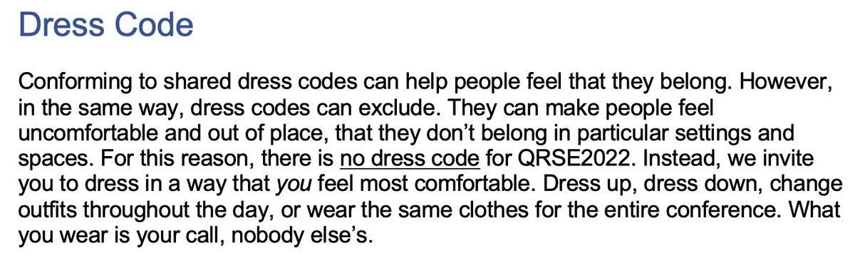 In Warm-Up Webinar #1 <a href="/PeteOlusoga/">Dr Pete Olusoga</a> reminded us that how we are encouraged to dress (speak, write..) in academia sends out clear messages about who does &amp; does not belong. 

We've been reflecting on this &amp; during final handbook edits, felt it important to include this:

#packing