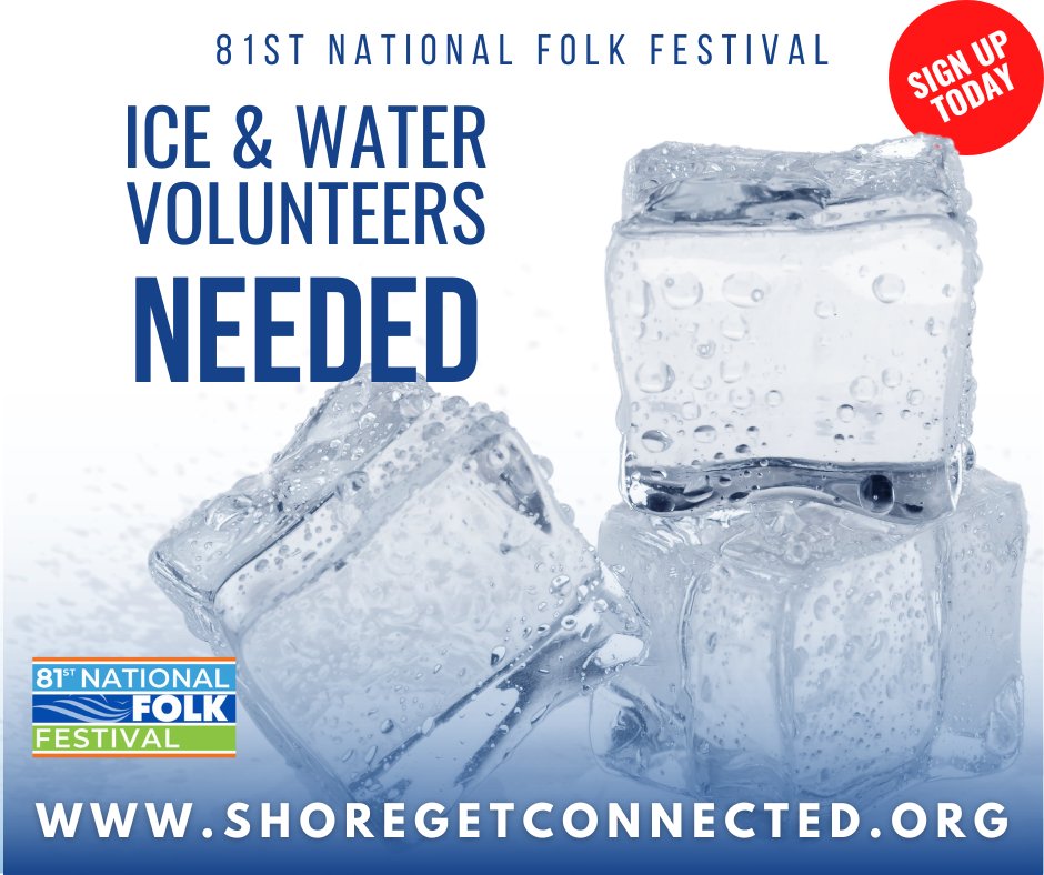 mdfolkfestival's tweet photo. Join the COOLEST crew at the festival. Help transport ice &amp; water to stages and food vendors so everyone has a CHILL time this year. #NFFMaryland 

Direct link to sign-up:
https://t.co/DHC1FTcp3o

Contact Volunteer Coordinator for more info at volunteer@nationalfolkfestival.com https://t.co/3VCBrRZVAJ