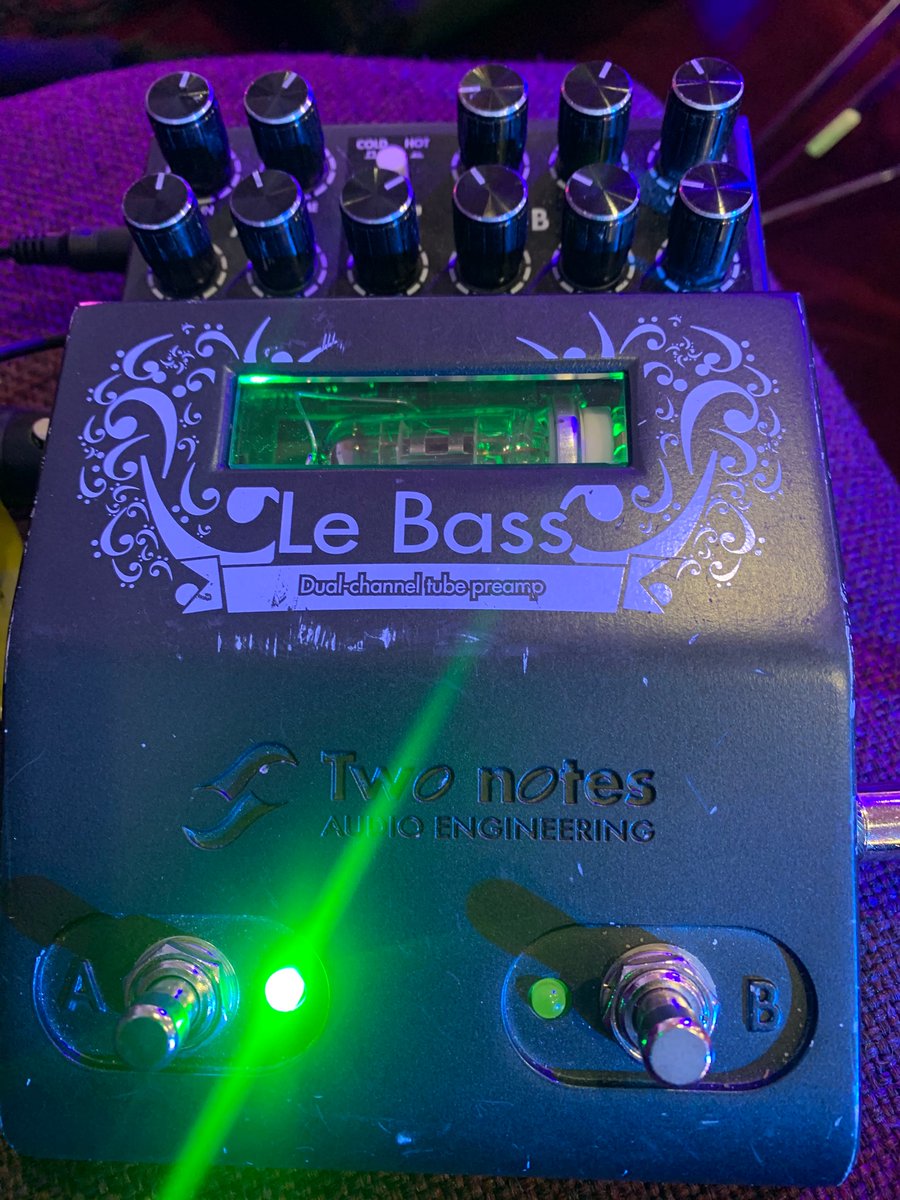 LanceShellz's tweet photo. I’m always grateful to @twonotesaudio for this #lebeast #lebass pedal! Thanks for making me a #twonotesartist! https://t.co/maoCHq6YZN