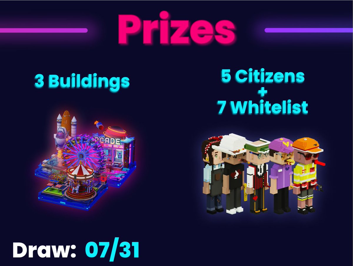 🚨 ENGAGEMENT LOTTERY RESULTS 🚨

The first period of the Lottery ended today and the winners have been drawn 🗳️

The next period will be starting with the next post. The lottery will be applied to all the tweets the Elrond City's account will post during the 2 following weeks 🗓️