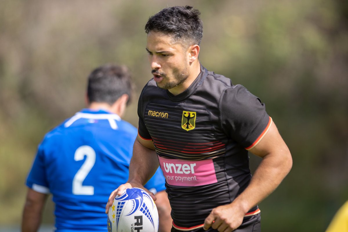 🇩🇪 🏉 Die deutsche Siebener-Nationalmannschaft schreibt Geschichte und qualifiziert sich Dank eines 24-7 Sieges über Italien für den Rugby World Cups 7s in Kapstadt im September. 📸 (c) Perlich