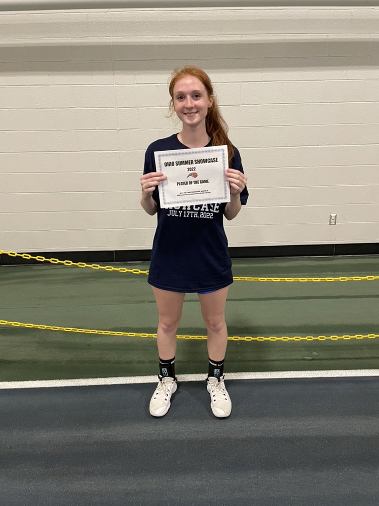 TylerJamesBates's tweet photo. Congratulations to the Player of the Game selections for session 4 of the Ohio Summer Showcase! 

Chloe Ronnebaum 
Marion Local (2025)

Mya Oliver 
John Glenn (2025)

Reagan Riggenbach 
Wadsworth (2025) https://t.co/QvircSzUkJ