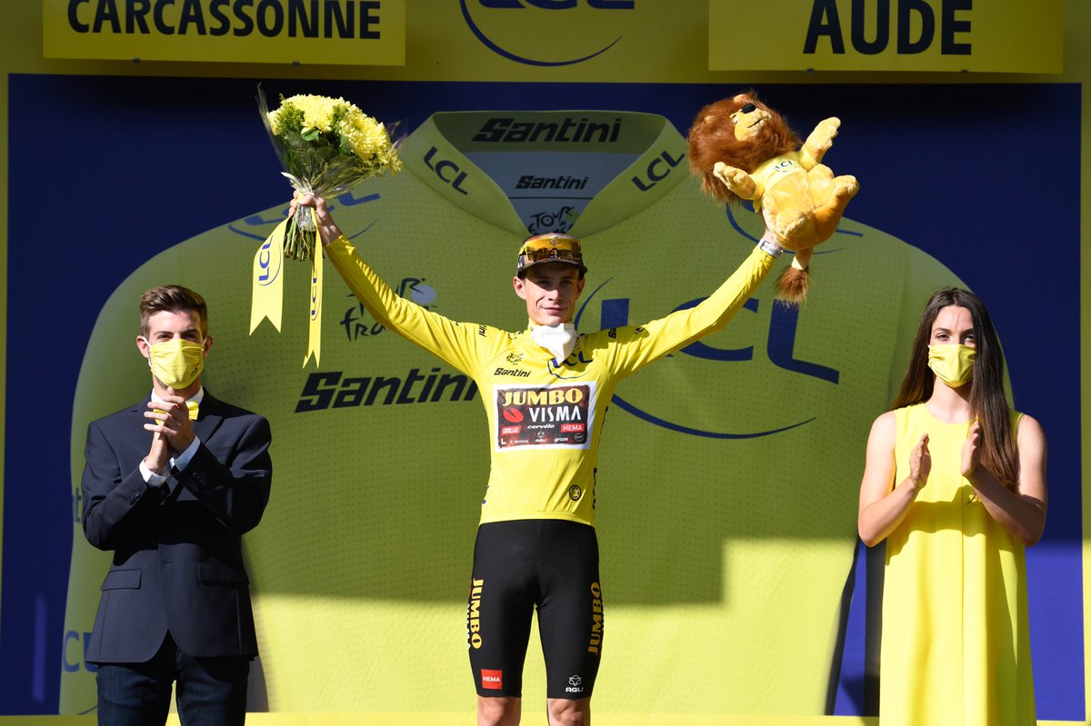 💛 RT &amp; follow for the chance to win a Jonas Vingegaard Yellow Jersey with <a href="/SANTINI_SMS/">Santini Cycling</a>  

💛 RT &amp; follow pour tenter de gagner un Maillot Jaune dédicacé par Jonas Vingegaard avec <a href="/SANTINI_SMS/">Santini Cycling</a>  

#TDF2022