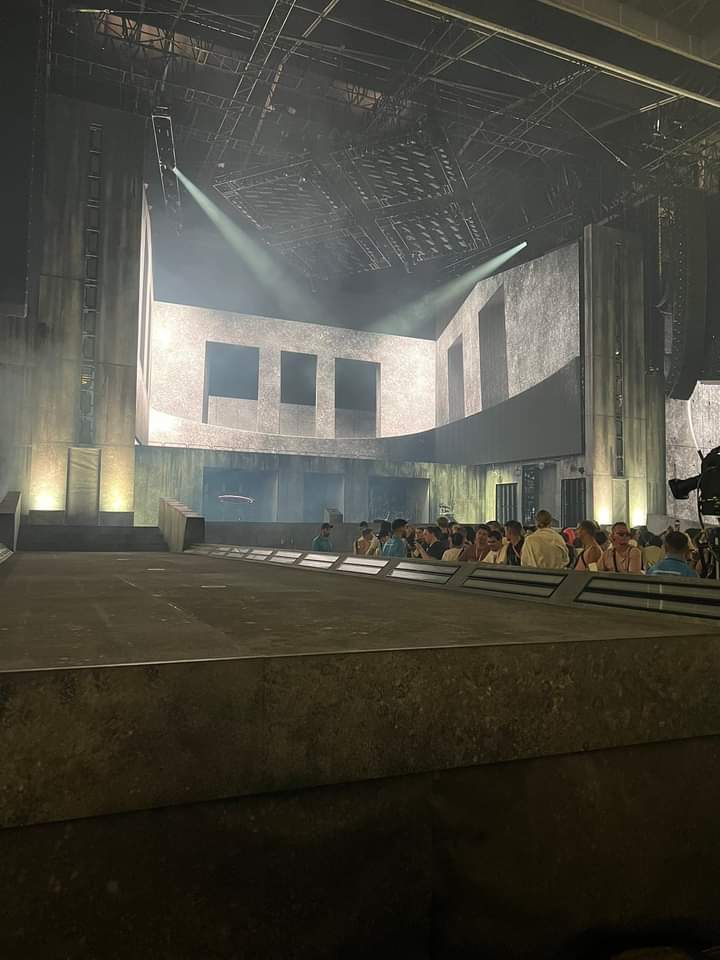 We're finally here! THE CONCERT STAGE IS FUCKING ICONIC! #ChromaticaBall
