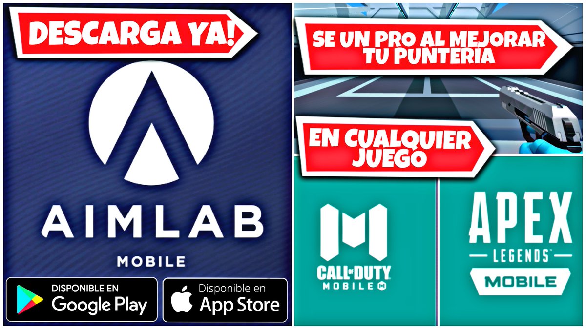 Destro32YT's tweet photo. DESCARGA YA! AIM LAB MOBILE EL MEJOR SIMULADOR PARA MEJORAR TU PUNTERIA EN CUALQUIER JUEGO MOVIL
https://t.co/KMMvE6F4D7
#aimlab #aimlabmobile #aimlab https://t.co/cvtnw6u8I6