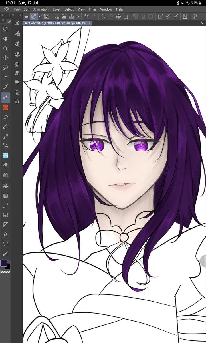 raviix0's tweet photo. Im loving this😭😭 still got a long way to go tho😮‍💨
#RaidenShogun https://t.co/kt7HDQkqtK