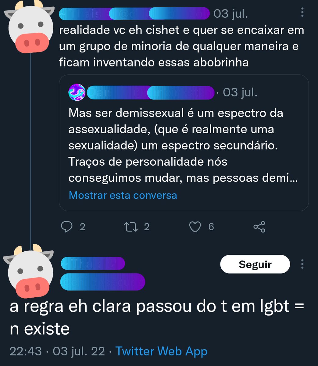 aroacefobia's tweet image. Mesma galera do "traço de personalidade"