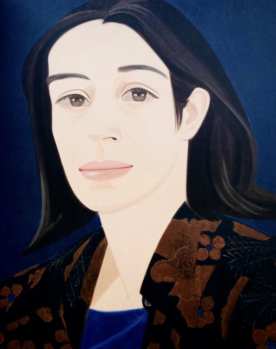 LadyKFlo's tweet photo. This painting, Black and Brown Blouse by Alex Katz, makes me cry. Read my blog about it at https://t.co/80lf4KLxv5 to read about why. https://t.co/YGdkO2q6p7