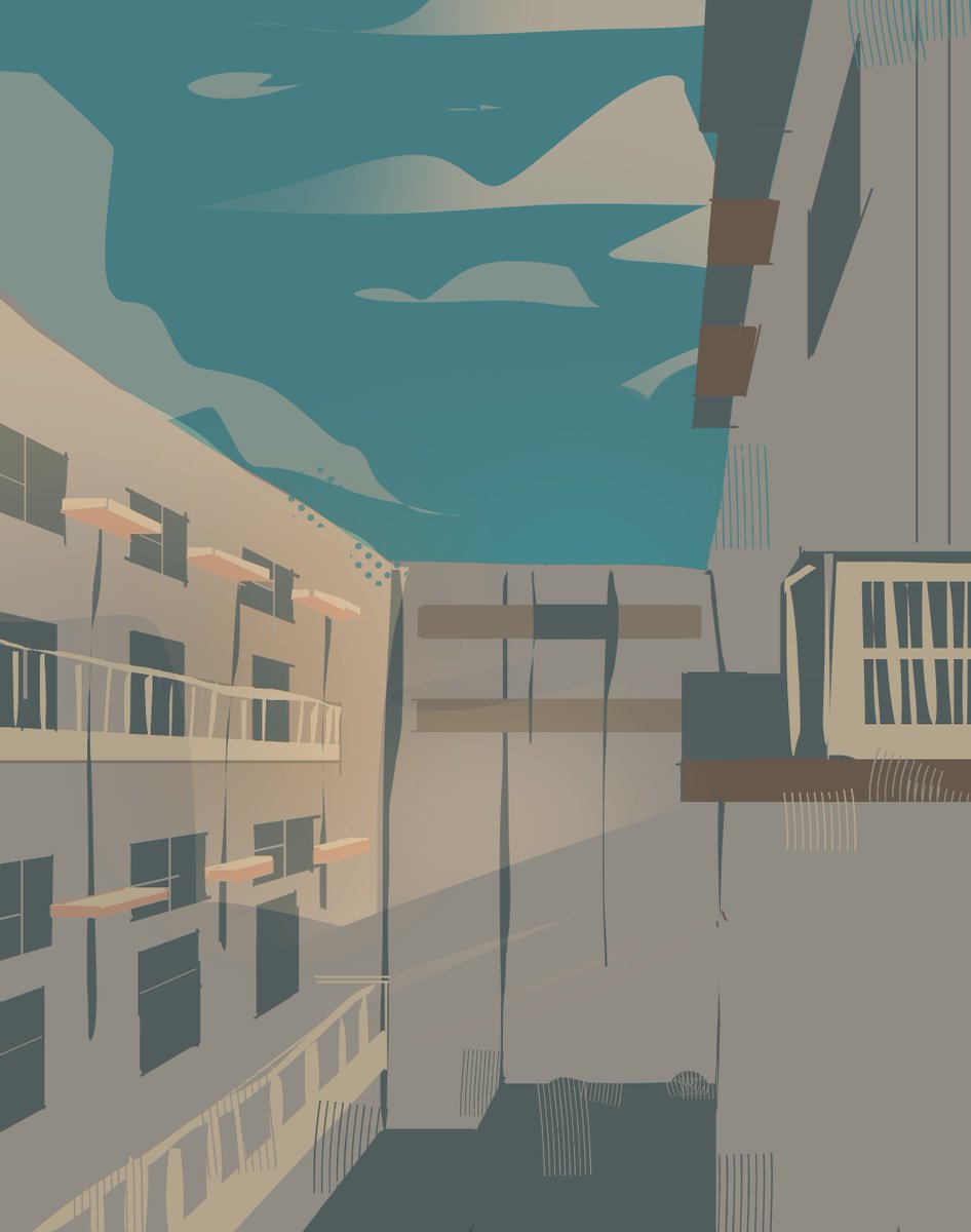 aiyeim_'s tweet photo. my street, random baguio road, tita's view from her apt #environmentart #quickstudies #backgroundart https://t.co/CAvW0JZav9
